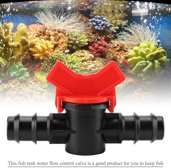 3 Sizes Plastic Fish Aquarium Water Control Valve Aquarium Air Control Lever Valve Distributor Splitter Pump Accessories Set (1/2)