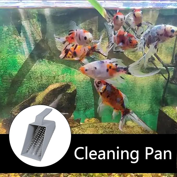 Aquariums Sand Shovel Gravels Strainers Substrates Scrapers Ergonomic Handle Sifter for Fish for Tanks Garden Shovel Scooper Sifter