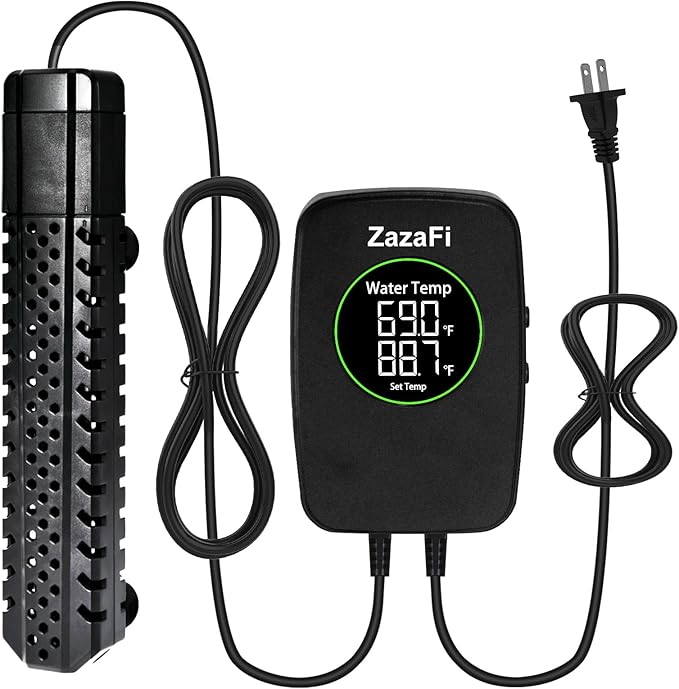 Aquarium Heater 500W, Fish Tank Heater with High-Temperature Protection and Turtle Tank Heater with Automatic Power-Off When Leaving Seawater or Freshwater.