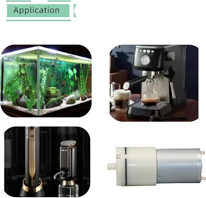 CHANCS 370 Mini Air Pump Oxygen Pumps Electric Micro Vacuum Booster for Aquarium Tank Oxygen Circulate