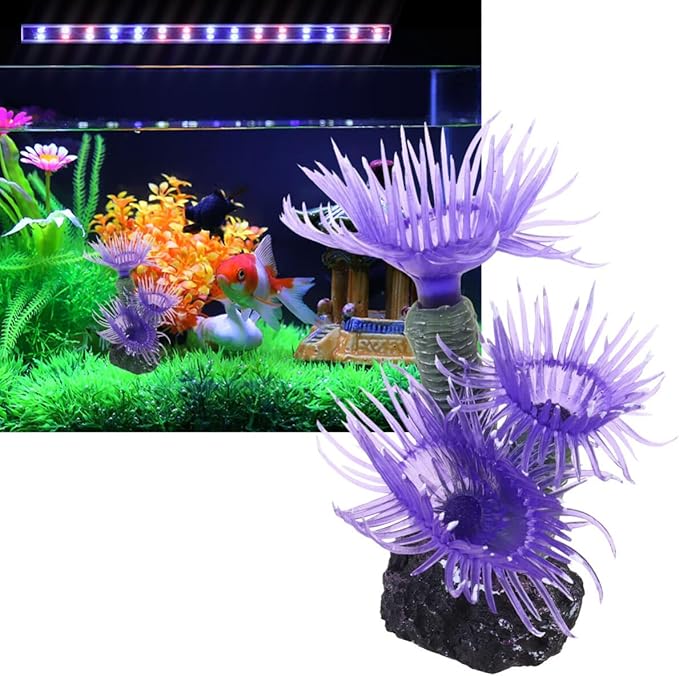 POPETPOP Aquarium Coral: Resin Fish Tank Reef Artificial Coral for Aquarium Decoration
