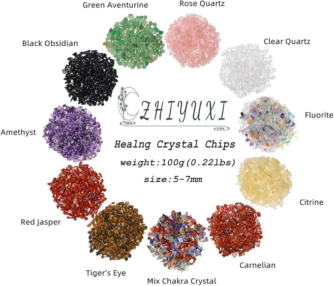 ZHIYUXI Green Aventurine Crystal Chips Bulk Fish Tank Gravel Vase Filler Stones Bulk Crushed Crystals Gemstone Polished Natural Quartz Stone Healing Crystals Glass Stones Fish Rocks