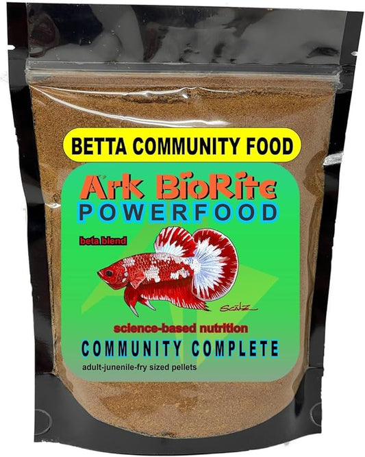 (4oz, Betta) Fish Food Species Specific - All Natural - Science Based Formula - Cleaner Water - Nutritional Powerfood for Special Fish Breeders - No Fillers