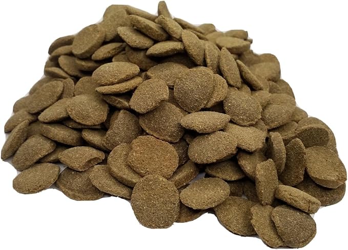 18mm - 3/4" Wafers of Algae, Spirulina and Veggies. Floating & Sinking Wafers for All Tropicals, Shrimp, Snails, Crabs, Plecos, Large Tropical Fish …1-lb
