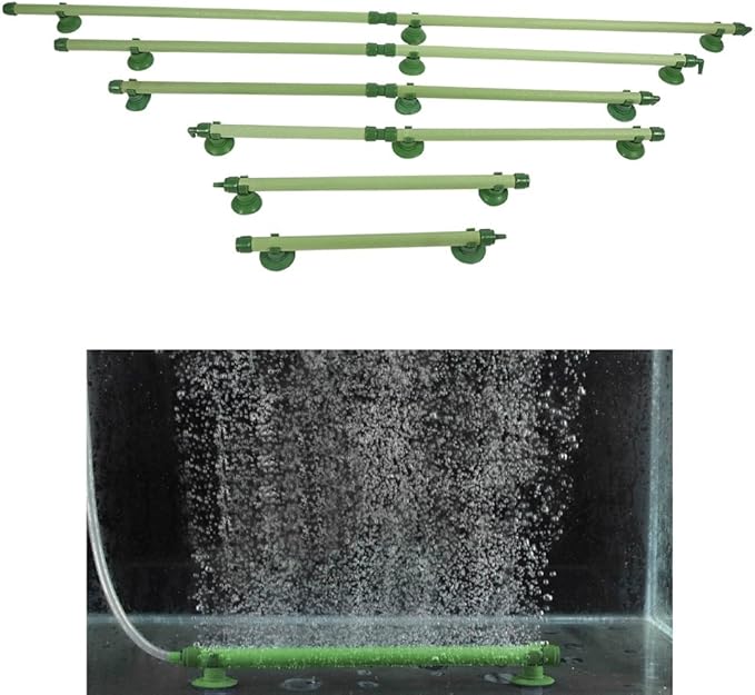 FILFEEL 1 pcs Aquarium Bubble Wall Air Diffuser Curtain Tube Aeration Pump Multi Sizes Decorations for Fish (14 inch)