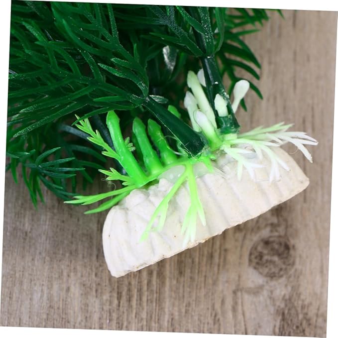 balacoo Plants for Fish Tank Green Decor Greenery Fish Tank Decoration Ornament Plastic Artificial Fish Tank Plants Plastic Plants for Aquariums Artificial Plants for Fish Tank Decorate
