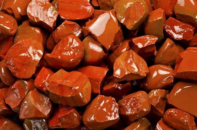 Fantasia Materials: 5 lbs Red Jasper Rough Stones from India
