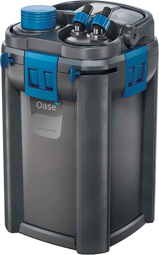 OASE BioMaster External Filter for Aquariums Up to 90 Gallons, Multi-Stage Filtration, Easy Maintenance Prefilter, Quiet Canister Filter, German Engineering