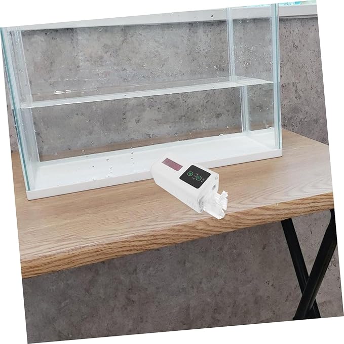 Toyvian Automatic Fish Feeder Timer for Aquarium and Turtle Tank Electric Feeding Dispenser Compatible with Fish Tank Feeding Tools for Pet Owners