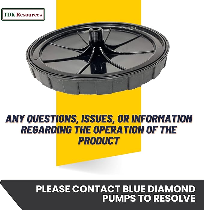 Diamond Pumps 12 Inch Round Disc Air Diffuser Replacement Aerator for Ponds Aquarium Water Treatment Lakes Hydroponic Aquaculture Farming Including Fish Mollusks Crustaceans and Aquatic Plants