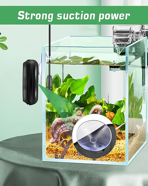 Zacro 2 Pack Digital Aquarium Thermometer, Fish Tank Thermometer, Water Thermometer with Large LCD Display,Reptile Thermometer for Fish Tank Water Terrarium