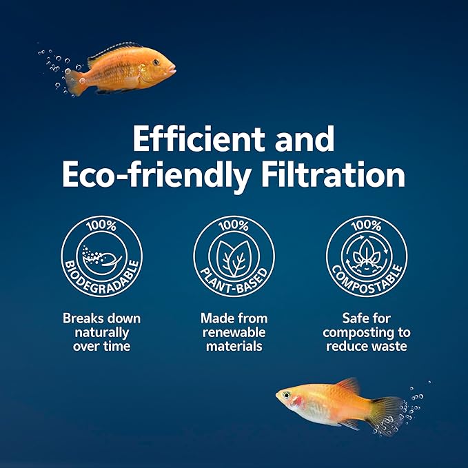 Aqueon Aquarium Fish Tank EcoRenew Filter Cartridge, Medium 9 Pack