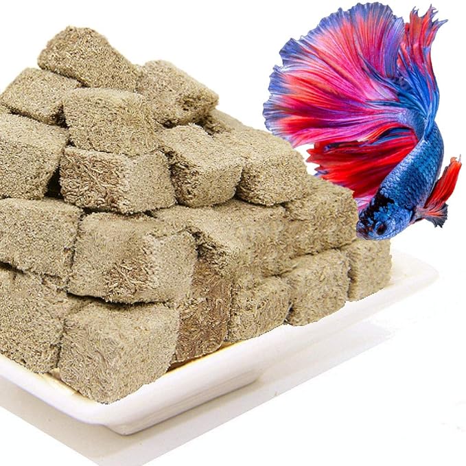 Tubifex Worm All Natural Tropical Fish Food for Small to Medium Sized Saltwater & Freshwater Fish - Betta Guppy Discus Cichlids Discus Goldfish Angel Fish