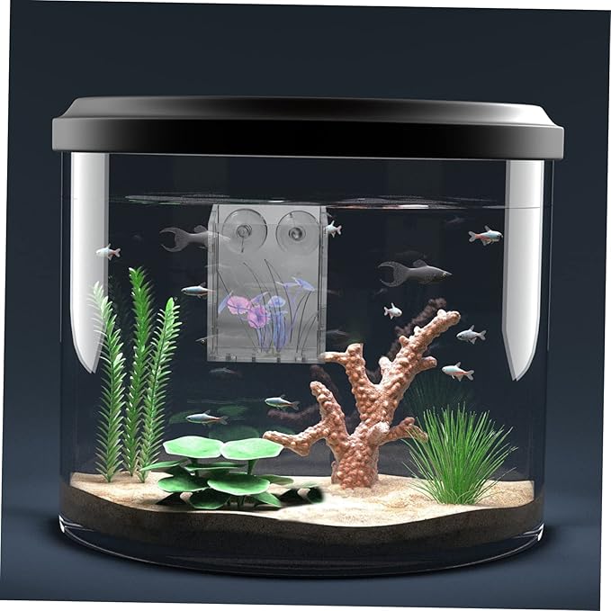 3pcs Fish Tank Planting Cup Clear Container for Plants Plants Decor Aquarium Decoration Fish Food Feeder Aquatic Planter Water Holder Water Container Acrylic