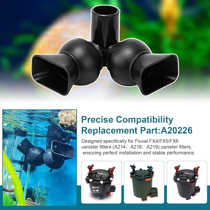 Replacement Output Nozzle for Fluval Fx4/Fx5/Fx6 High Performance Canister Filters Assembly, Aquarium Return Nozzle for Fluval Fx4,Fx5 Fx6 Replacement Parts