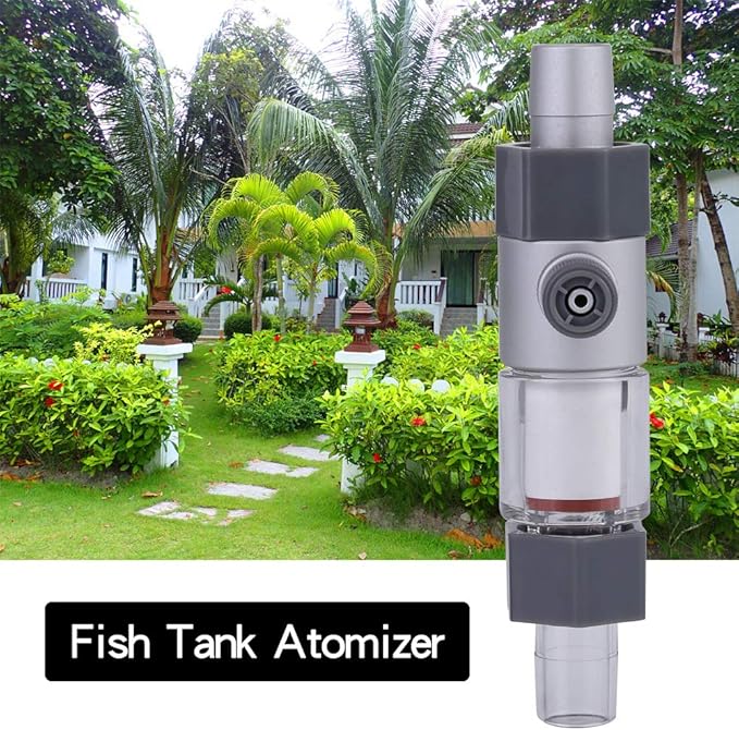 X3894 CO2 Reactor Aquarium Atomiser Bubble Counter for Fish Aquarium Plants Accessory (12/16mm)