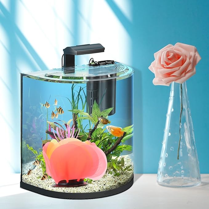 BESPORTBLE Colorful Artificial Water Lily Lotus for Fish Tank Decorations Realistic Simulation Aquatic Plant for Aquascaping and Fish Tank Landscaping Decor