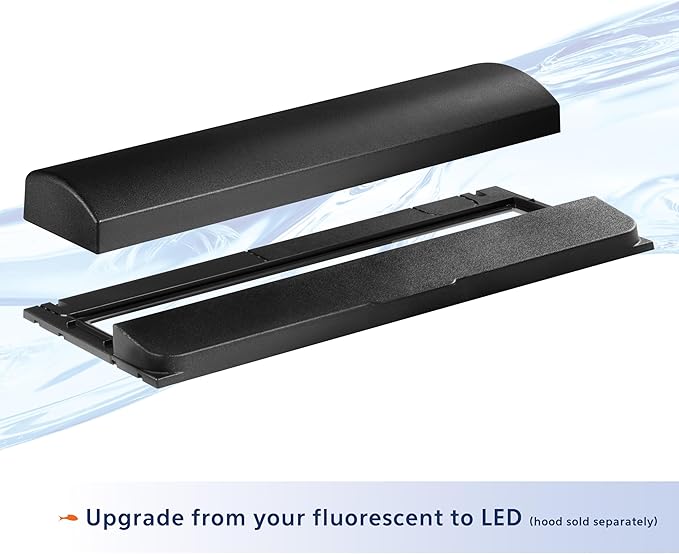 Aqueon LED Fish Tank Aquarium Strip Light Fixture, 24 Inch