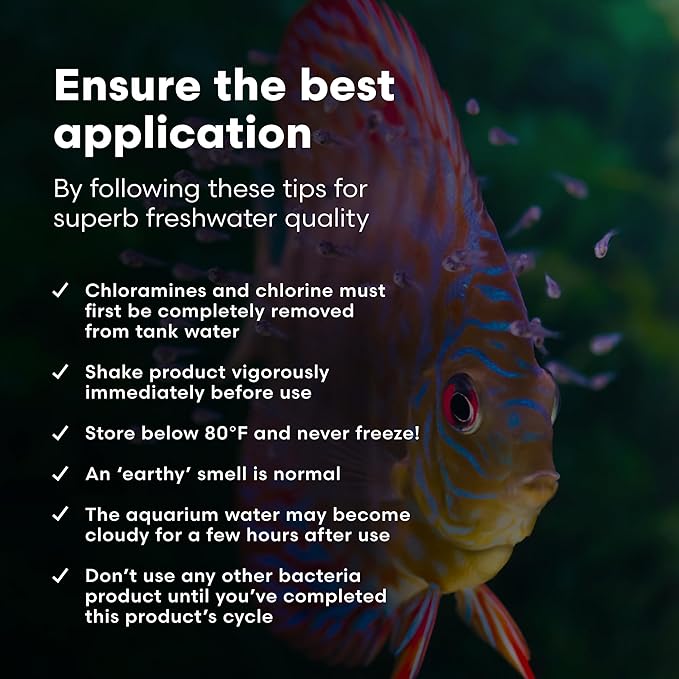 Brightwell Aquatics MicroBacter Start XLF - Concentrated Freshwater Nitrifying Bacteria - Quick Start Fish Tank Starter, Lift Microbe Levels & Water Filtering - Aquarium Water Treatments, 8.45 fl oz