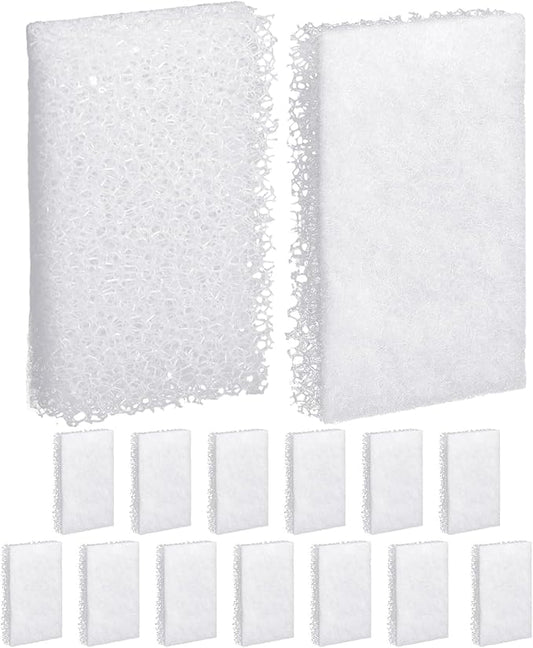 Maxcheck 15 Pack Diffusion Chamber Pad Compatible with Fluval Betta, Replacement Aquarium Filter Media, Polishes Water During The Final Stage of Filtration for Premium Aquarium Kit 2.6 Gallon