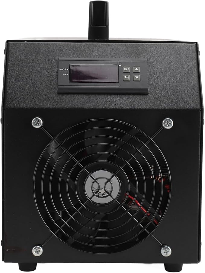 Yoidesu Aquarium Chiller, 200W 60L Silent 1-3 Litter/Minute Water Cooler Fish Chiller Aquarium Fish Hydroponics System (US Plug 100‑240V)