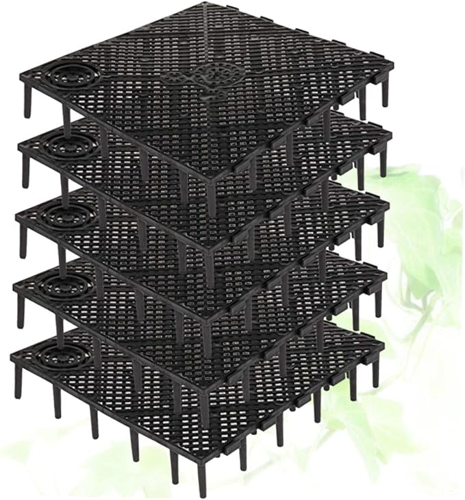 BESPORTBLE 20 Pcs Bottom Plate Fish Tank Bottom Aquarium Egg Crate Fish Tank with Divider Clapboard Pump and Live Fish Grid