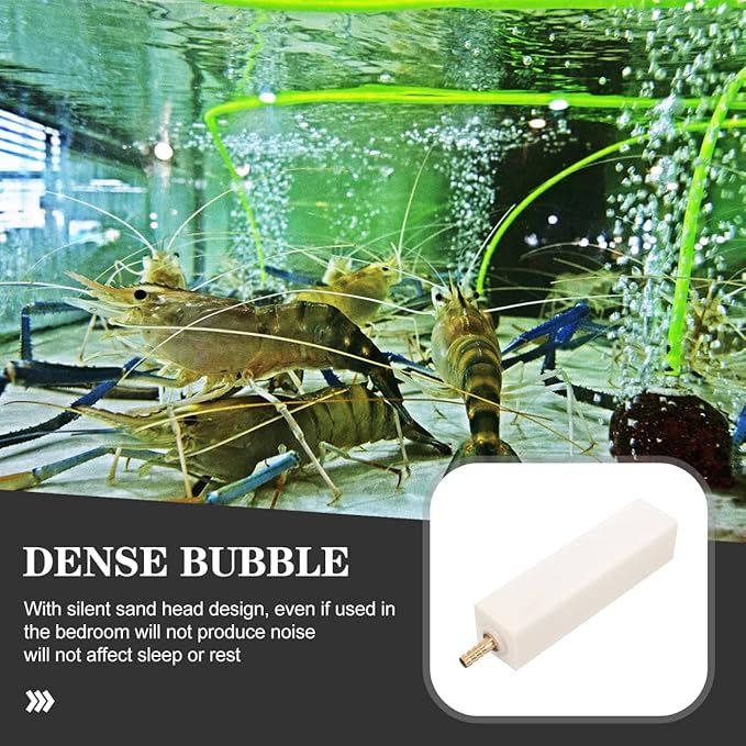 balacoo Aquarium Air Stone 5.90 Inch White Corundum Bubble Stone Oxygenated Bubble for Fish Tank Air Pump Accessories Enhance Aquarium Bubbles