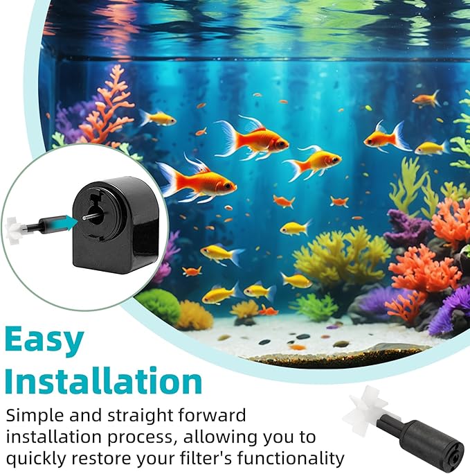 A636 Aquarium Magnetic Impeller Compatible with Aquaclear 70 Power Filter A615 Aqua Clear 70 Impeller Assembly Fish Tank Filter Systems