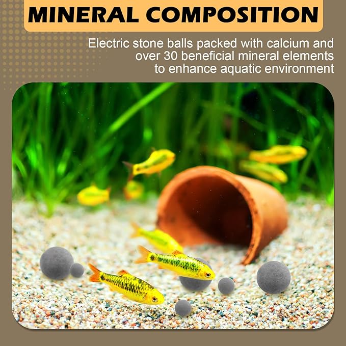 Shrimp Tourmaline (10 Packs of Regular Tourmaline) Contains Calcium and Over 30 Elements, which can Improve Health, Color, Shedding, Reproduction, and Survival Rates