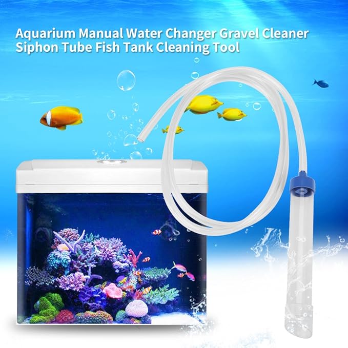 Aquarium Manual Water Aquarium Water Changer, Siphon Tube Fish Aquarium Siphon, Aquarium For Air Pumps Changer For Gravel Cleaner Cleaning Tool