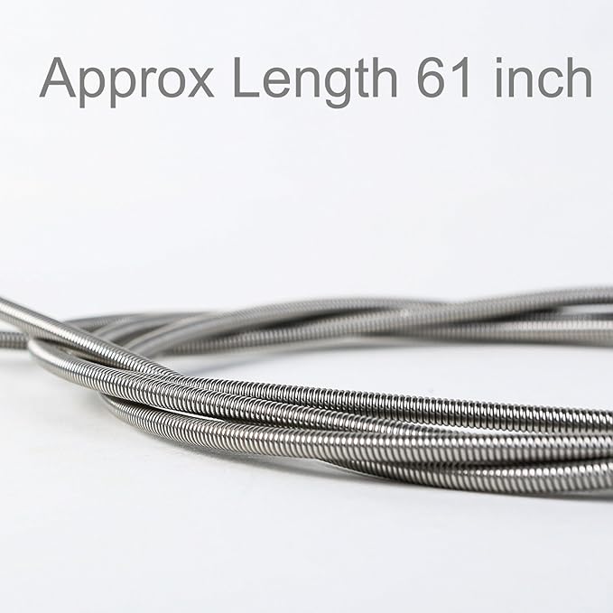 SLSON Aquarium Filter Brush Flexible Double Ended Bristles Hose Pipe Cleaner Stainless Steel Long Tube Cleaning Brush for Fish Tank or Home Kitchen