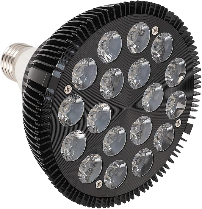 LED Aquarium Lights Bulb, 18W Saltwater Aquarium Light, Aquarium Plant Lights Fish Tank Bulb with 6 Band Full Spectrum, Fish Tank Light for Fresh Water Light Multi Color,