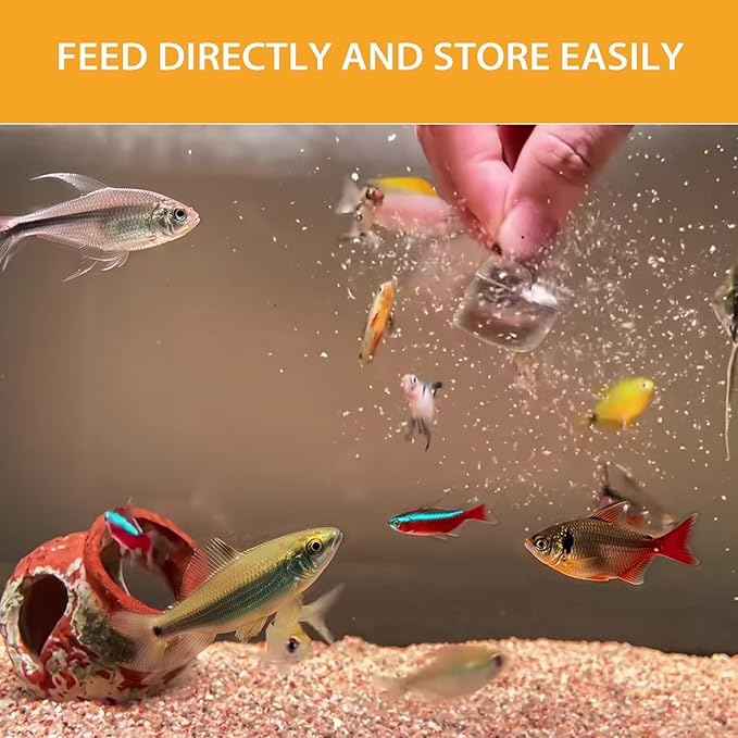 Liquid Fish Food with Non-Living Daphnia - No Refrigeration Needed for Tropical Fish, Fry, Corals, Seahorses & Jellyfish - Promotes Vibrant Colors & Healthy Growth (Daphnia)