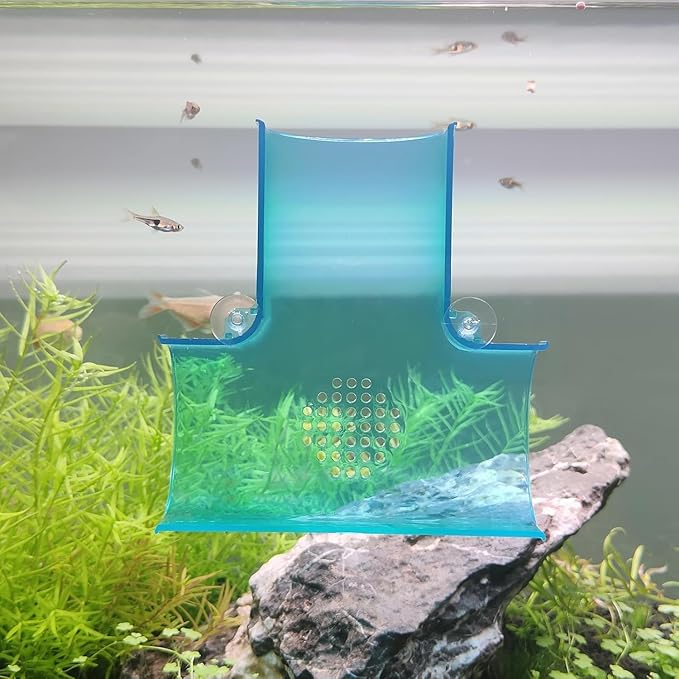 Aquarium Decorations Fish Tank Accessories for Shrimp Cichlid Hiding Breeding, Small Fish Bowl Hide Decoration, Acrylic Tube Tunnel for Betta Fish Tank Decorations, Aquarium Hideout with Suction Cups