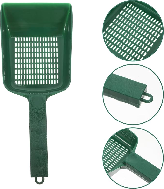 Abaodam Multifunctional Fish Tank Sand Shovel for Easy Aquarium Cleaning Plastic Handheld Tool for Gravel and Sediment Removal for Planted and Sand Tanks