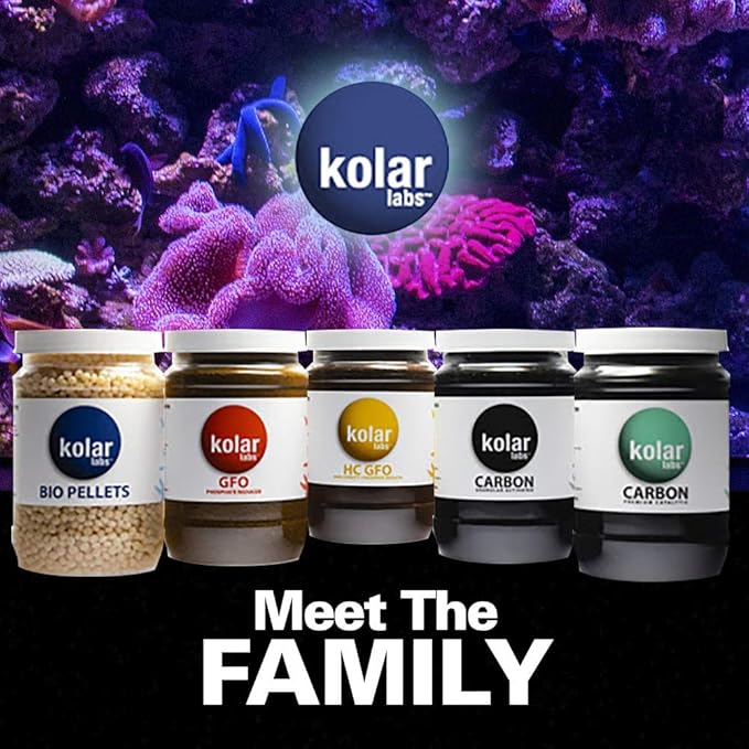 Kolar Labs Crystal Cal Activated Carbon – Small Jar, Activated Charcoal for Aquariums and Fish Tanks