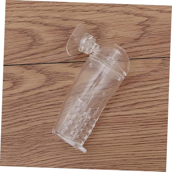 Plastic Fish Feeder with Cover for Shrimp Eggs Aquarium Automatic Feeder Easy to Use Fish Food Pants Shape
