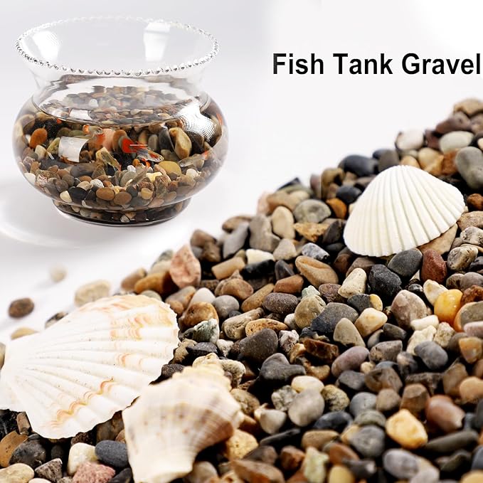 5LB 1/8-3/8 Inch Sand 100% Natural Stone Sand for Aquarium Silica Sand Decorative Sand for Landscaping Coarse Sand for Fish Tank