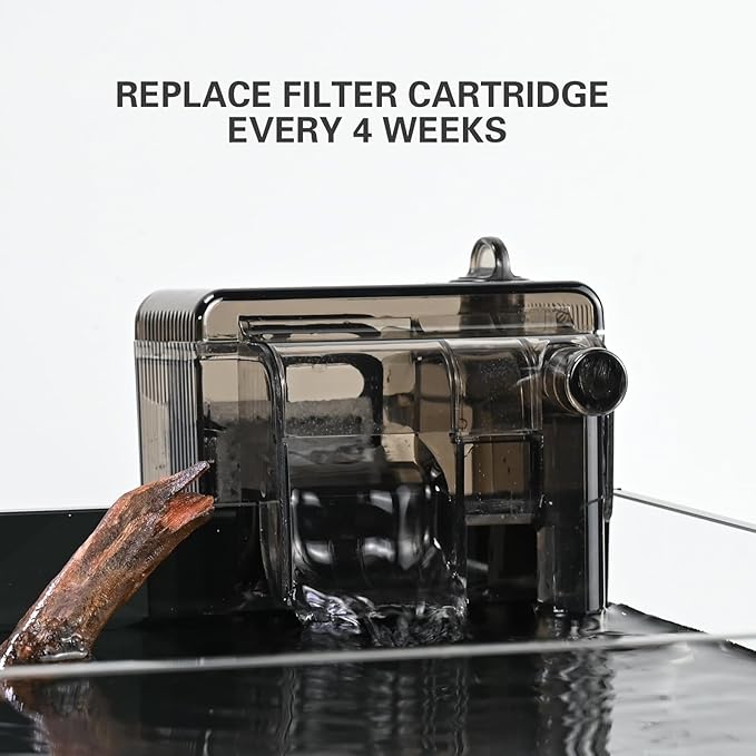 6 Pack Fish Tank Filter Cartridges, 3-Stage Filtration (6)