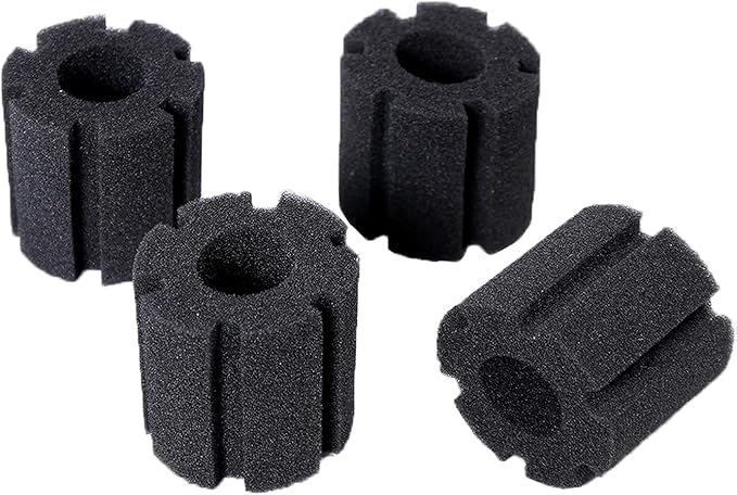 AQUANEAT Aquarium Sponge Filter Replacement, Fish Tank Foam Replacement,4 Packs (Small up to 10Gal)