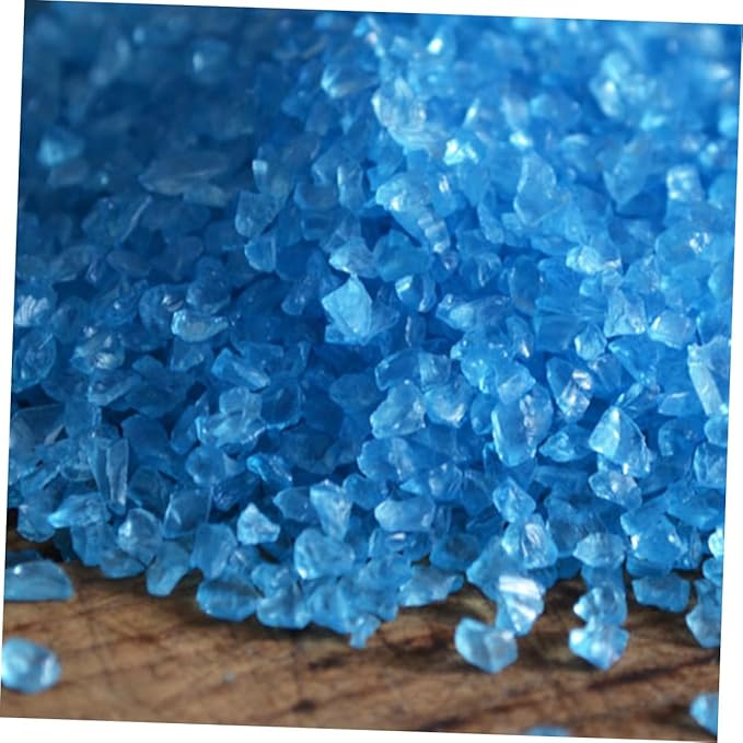 500G Light Blue Polished Decorative Stone for Fish Tank Aquarium Natural Sand Gravel for Aquascaping Terrariums and Floral Arrangements Safe and Aesthetic