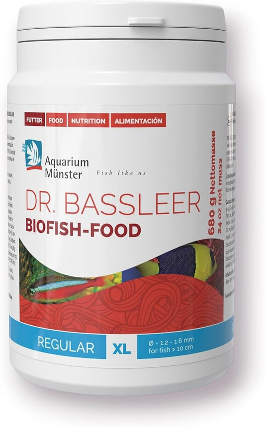 Bassleer Regular BioFish Food - Formulated for Optimal Fish Health (X-Lrg, 680g)