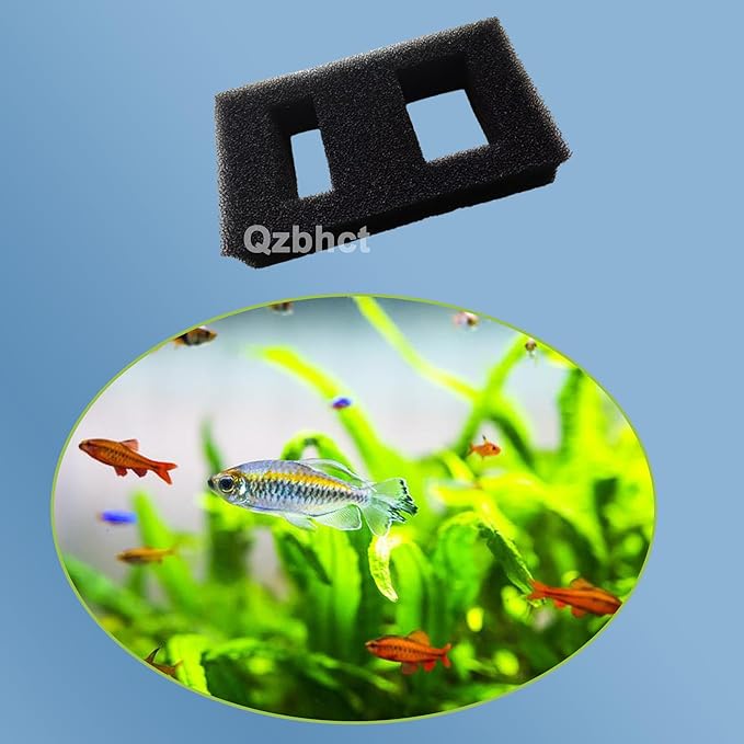 4 Pcs Aquarium Bio Sponge Foam Filter Pads for Fluval SPEC Filtration Systems, A1376 Replacement