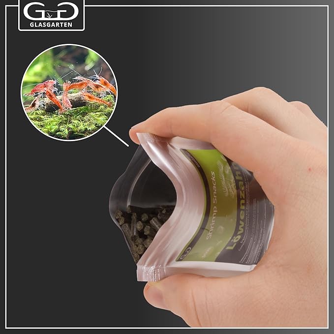 GlasGarten Shrimp Snacks Dandelion 30g