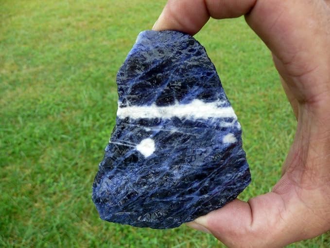 Fantasia Materials: 3 lbs Sodalite Rough Stones from Brazil