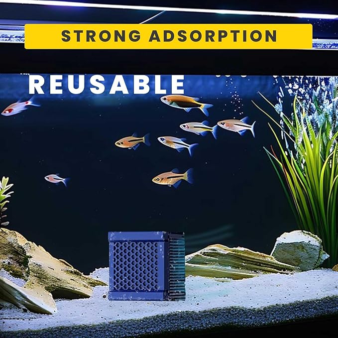 2pcs Cubic Water Trough Filter for Honeycomb Charcoal Activated Carbon Media, Suitable for Fish Tanks, Ponds, Livestock Tanks & Aquarium Purifiers