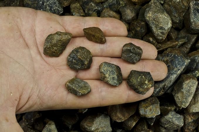 Fantasia Materials: 1 lb Blue Sapphire Rough Stones from India