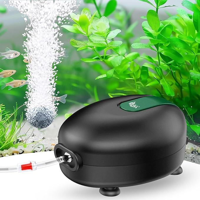 AQQA Aquarium Sponge Filter & Aquarium Air Pump