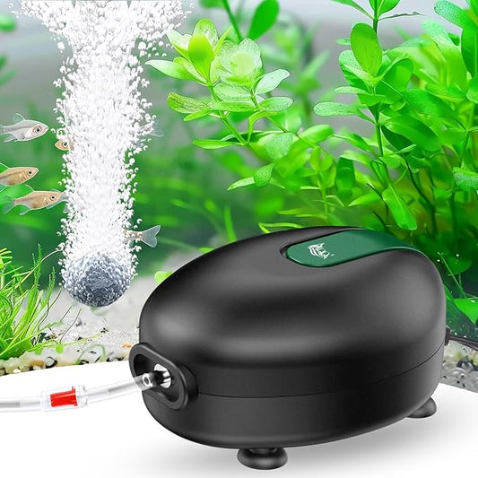 AQQA Aquarium Sponge Filter & Aquarium Air Pump