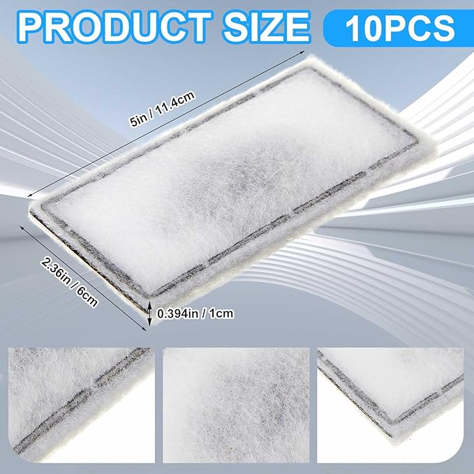 Nosiny Filter Foam Cartridge Pad Compatible with Fluval U2 Poly-max with Zeolite Particles Underwater Sponge Aquarium Underwater Filter Replacement Accessories for Aquarium Fish Tank